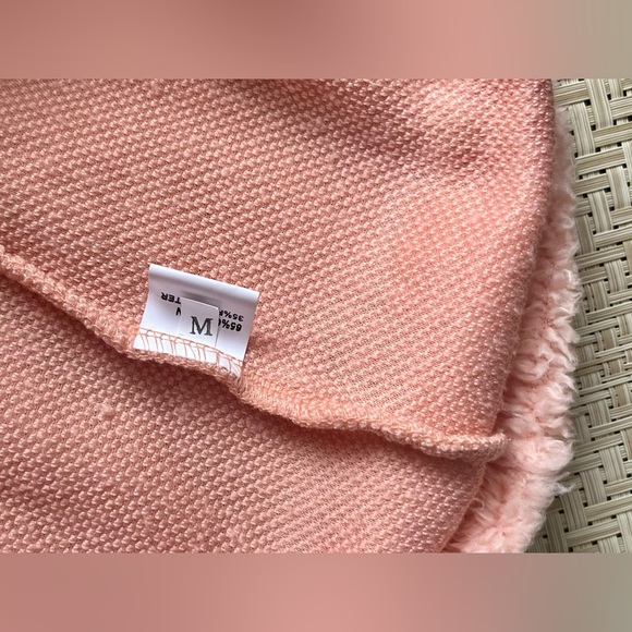 Sunday Best Shy Pink Fuzzy BodyCon Long Sleeve Dress - Picture 7 of 8